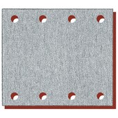 Klett-Schleifpapier Uni 80 x 133 mm, K 40, Lochung 2 x 4